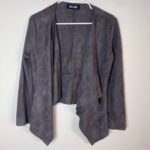 DO+BE Grey Faux Suede Jacket